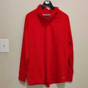 Nike Running Women's Dry Fit Cowl Neck Athletic Top Jacket Size XLarge